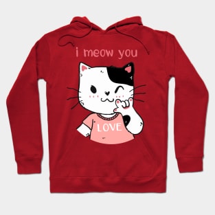 I meow you love Hoodie